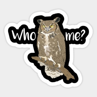 Who Me? Sticker
